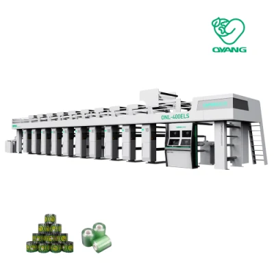 Máquina de impressão de rotogravura automática web de alta qualidade estável Impressora de rotogravura OEM Onl-400els