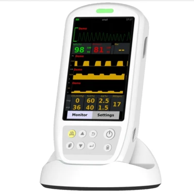 Monitor de paciente de sinais vitais com Etco2 e SpO2