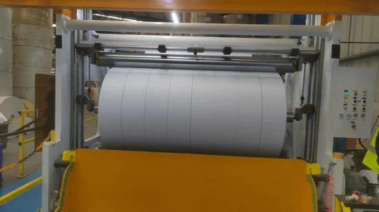 Máquina de corte de rolo de papel enorme, rebobinadora, máquina de conversão de papel, máquina de corte de papel para papel artesanal, papel de silicone