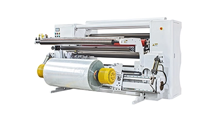 Rebobinador automático de papel de alta velocidade e rebobinador para papel, etiqueta adesiva, filmes plásticos