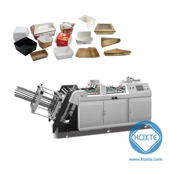 Hambúrguer/hambúrguer/caixa de almoço, Kfc, Macdonald's Fast Food/caixa de pizza, bandeja de papel, saco de copo, máquina para fazer/formar, máquina para erigir caixas de papelão