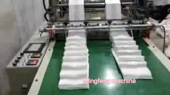 Máquina de fazer saco plástico descartável com cordão de alta velocidade totalmente automática